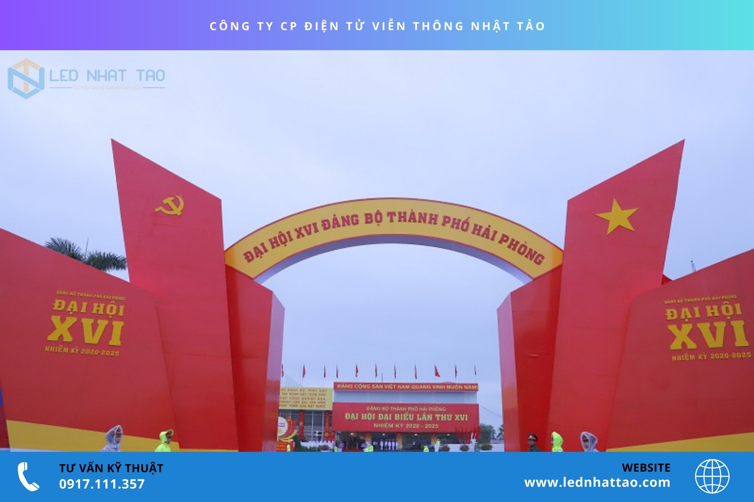 Trang Trí Khánh Tiết Đại Hội Đảng