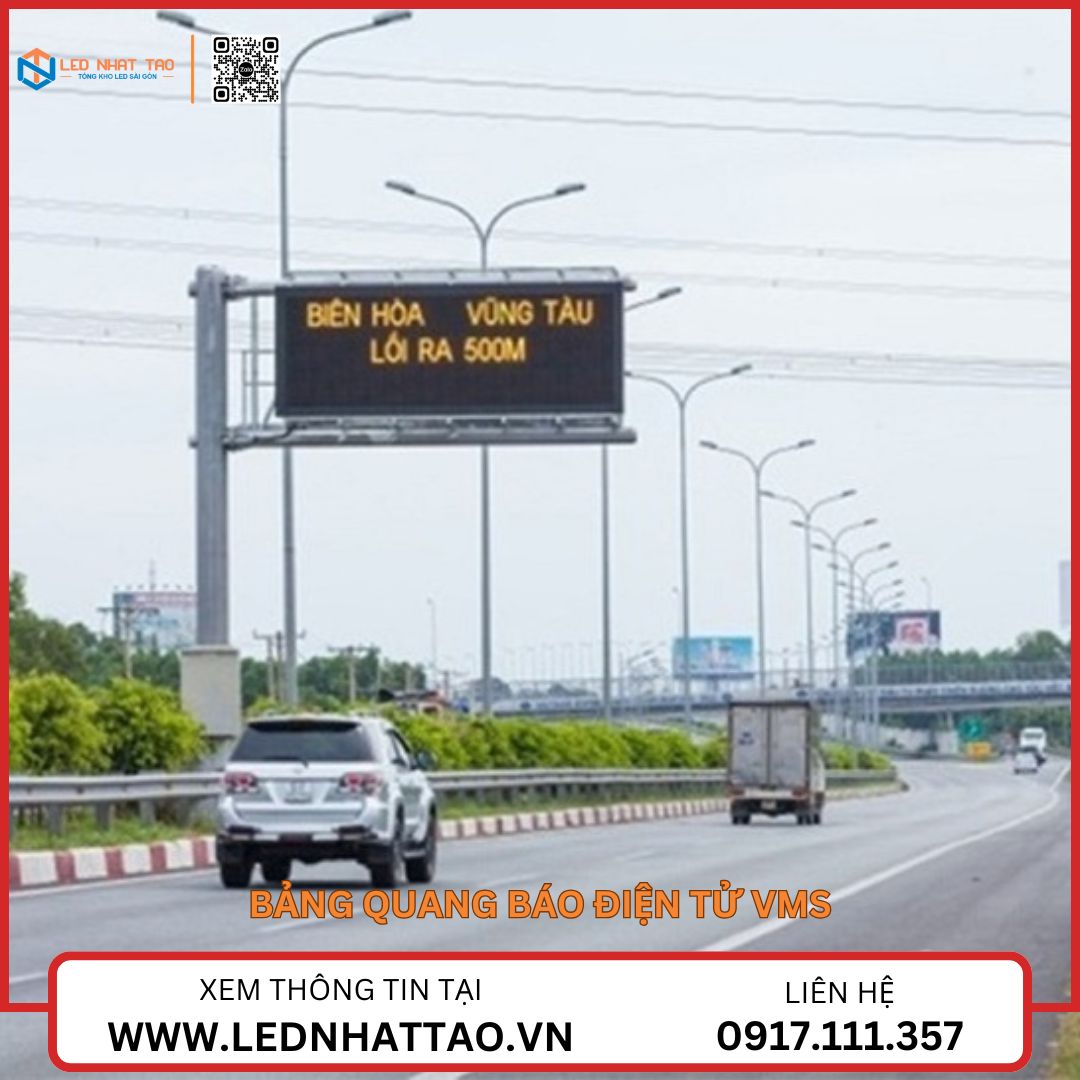Bảng Quang Báo Điện Tử VMS Cho Quốc Lộ, Cao Tốc, Giá Long Môn